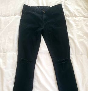 Articles of Society distressed black jeans